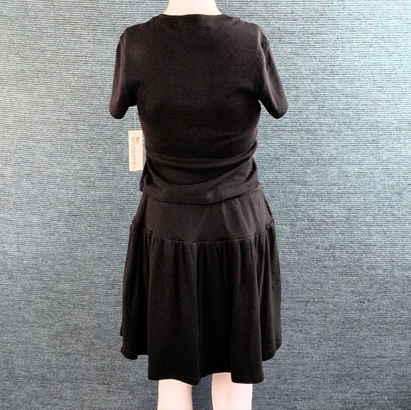 No Boundaries Cropped Baby Tee & Miniskirt All Cotton - Picture 4 of 16